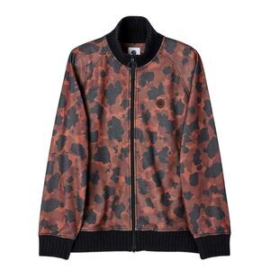 Pretty Green Mens  Track Jacket / Brown Camo